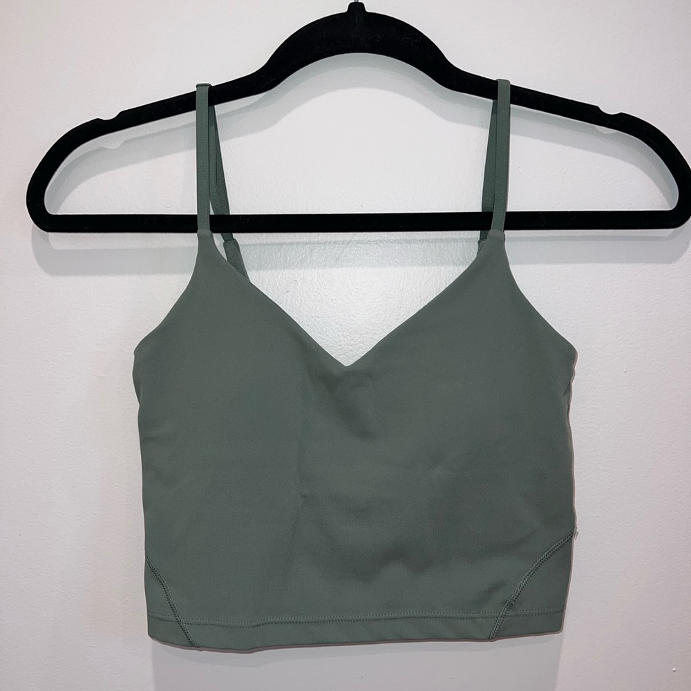 lululemon athletica Olive Green Strappy Camisole